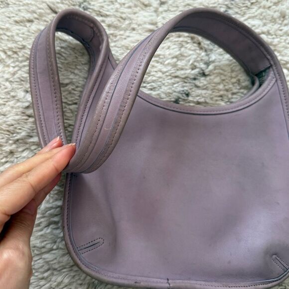 Coach Vintage Ergo Mini 9020 Zip Shoulder Bag in Lavender RARE - Picture 6 of 15